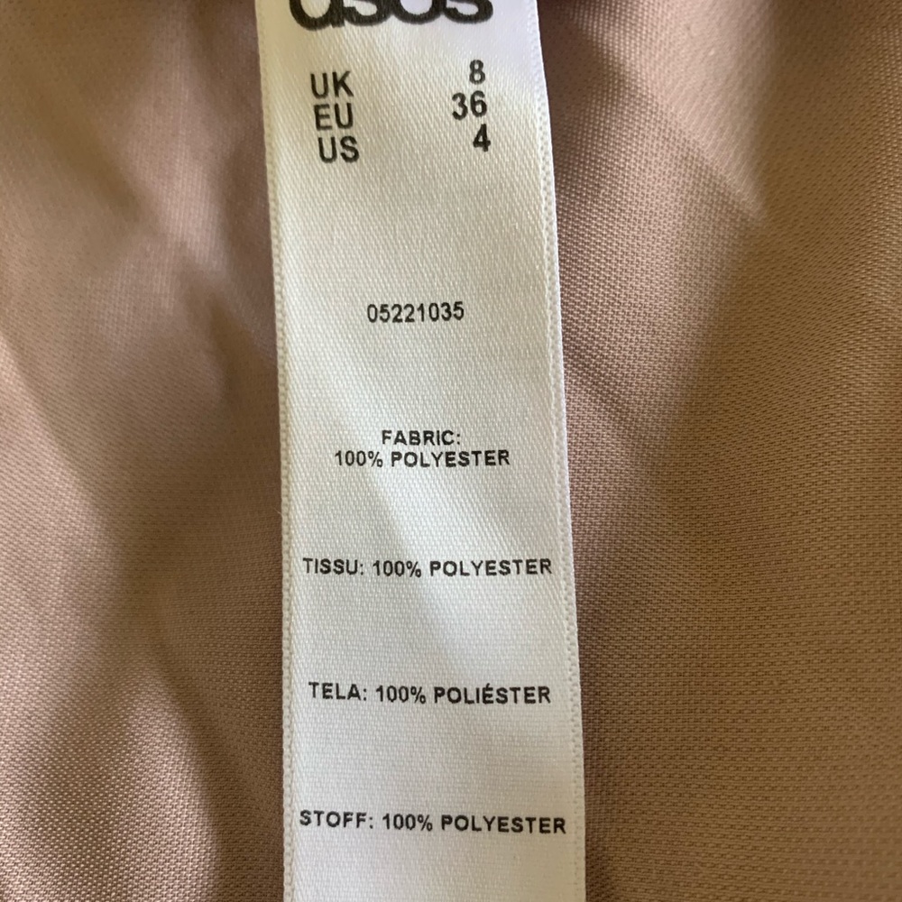 ASOS Velvet Wrap Front Pleated Skater Dress NWT - Picture 6 of 7